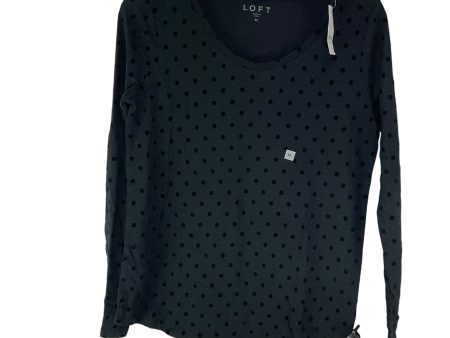 Top Long Sleeve By Loft In Black, Size: M Cheap