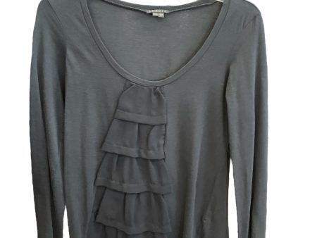 Top Long Sleeve Basic By Theory In Black, Size: S For Cheap