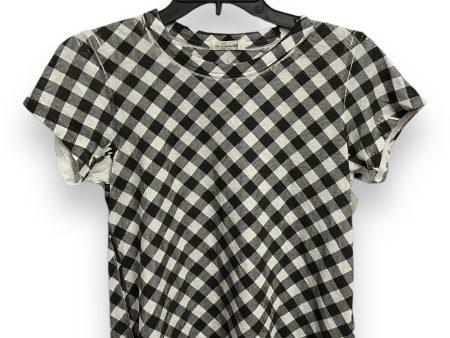 Top Short Sleeve Basic By Rag & Bones Jeans In Black & White, Size: S Fashion