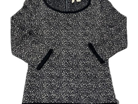 Top 3 4 Sleeve By Moth In Black & White, Size: S Discount