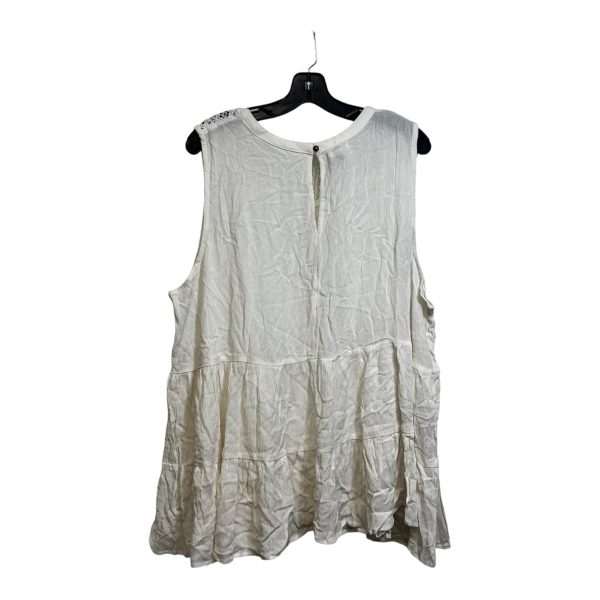 Top Sleeveless By Maurices In Ivory, Size: 3x Fashion