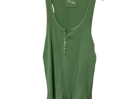 Top Sleeveless By Aerie In Green, Size: Xl Cheap