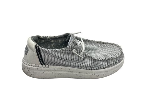 Shoes Flats By Hey Dude In Grey, Size:7 Supply