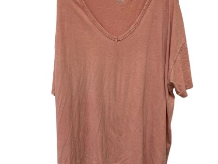 Top Short Sleeve By Aerie In Pink, Size: 2x Hot on Sale