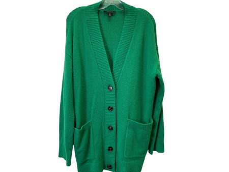 Sweater Cardigan By Ann Taylor In Green, Size:Xl For Discount