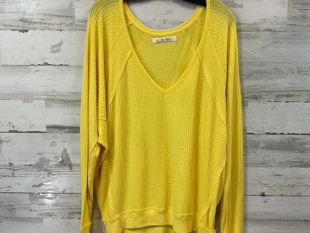 Top Long Sleeve By We The Free In Yellow, Size: M For Discount