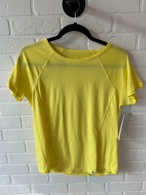 Athletic Top Short Sleeve By Talbots In Yellow, Size: Mp Supply