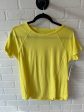 Athletic Top Short Sleeve By Talbots In Yellow, Size: Mp Supply