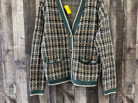 Sweater Cardigan By Ann Taylor In Multi-colored, Size: L Online Hot Sale