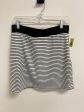 Athletic Skort By Chicos In Striped Pattern, Size: 8 Online