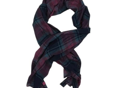 Scarf Long By Joules In Plaid Pattern Discount