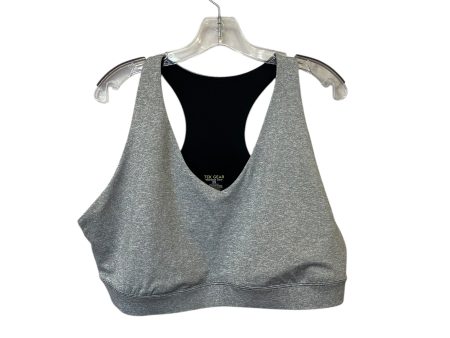 Athletic Bra By Tek Gear In Grey, Size: 3x Cheap