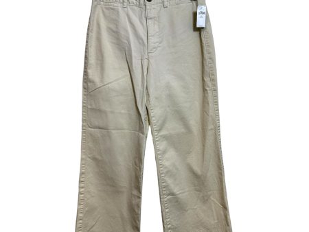 High Rise Stride Ankle Pants By Gap O In Cream, Size: 6petite Online Hot Sale