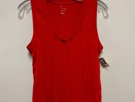 Top Sleeveless By A New Day In Red, Size: L Online now