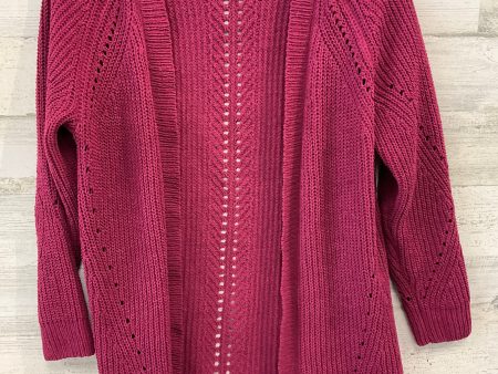 Cardigan By Clothes Mentor In Purple, Size: S Discount