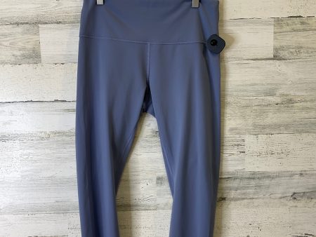 Athletic Capris By Lululemon In Blue, Size: 10 For Sale