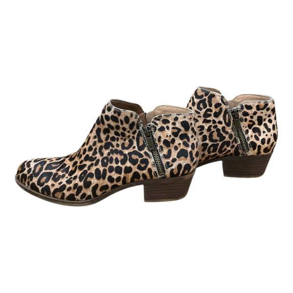 Boots Ankle Heels By Lucky Brand In Animal Print, Size: 8.5 For Discount