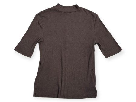 Top Short Sleeve By A New Day In Brown, Size: S For Discount