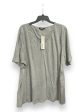 Top Short Sleeve Basic By Clothes Mentor In Grey, Size: 4x Cheap