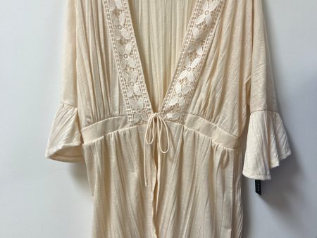 Kimono By Absolutely Famous In Cream, Size: L Online Hot Sale