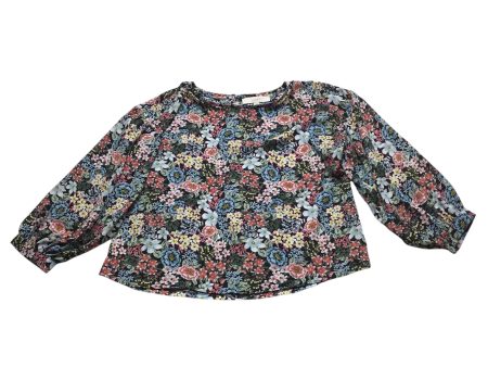 Top Long Sleeve By Loft In Floral Print, Size: S For Discount