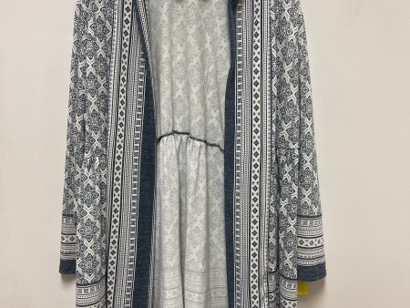 Sweater Cardigan By Clothes Mentor In Blue, Size: L Supply