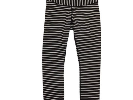 Athletic Capris By Lululemon In Striped Pattern, Size: M Discount