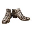 Boots Ankle Heels By Lucky Brand In Animal Print, Size: 8.5 For Discount