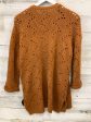 Sweater Cardigan By Maurices In Orange, Size: L Cheap