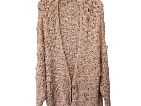 Cardigan By Free People In Pink, Size: L For Discount