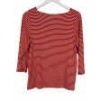 Top Long Sleeve Basic By Talbots In Red, Size: 1x on Sale