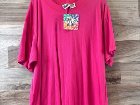 Top Short Sleeve Basic By Clothes Mentor In Pink, Size: 2x Sale