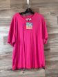 Top Short Sleeve Basic By Clothes Mentor In Pink, Size: 2x Sale