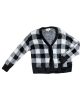 Cardigan By Cloth & Stone In Black & White, Size: M For Sale