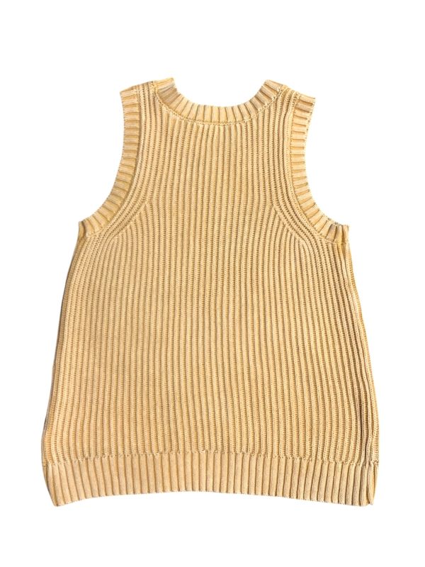 Vest Sweater By Tribal In Yellow, Size: M Online Sale