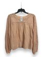 Blouse Long Sleeve By Loft In Peach, Size: S For Sale