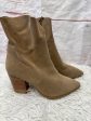 Boots Ankle Heels By Steve Madden In Tan, Size: 8.5 Fashion