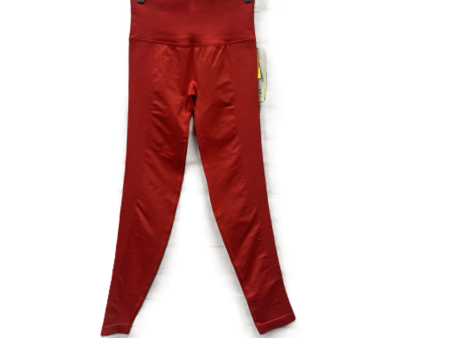 Athletic Leggings By All In Motion In Red, Size: S Online Sale