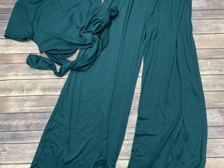 Pants Set 2pc By Fashion Nova In Green, Size: L on Sale