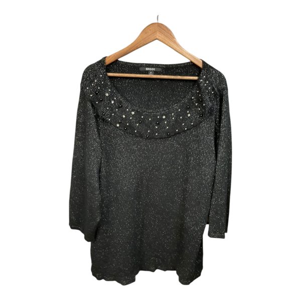 Top 3 4 Sleeve By Briggs In Black, Size: 3x For Cheap