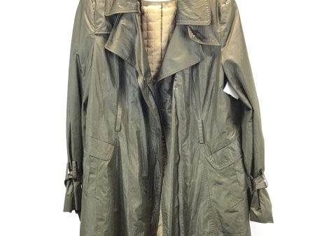 Coat Trench Coat By Andrew Marc In Green, Size: Xl on Sale