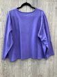 Top Long Sleeve Basic By Croft And Barrow In Purple, Size: 3x Cheap