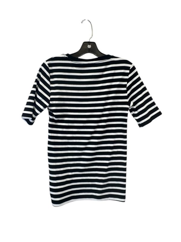 Top Short Sleeve Basic By Gap In Black & White, Size: S For Discount