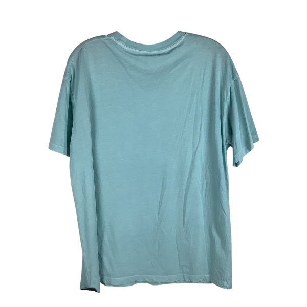 Top Short Sleeve Basic By American Eagle In Blue, Size: Xs S Sale