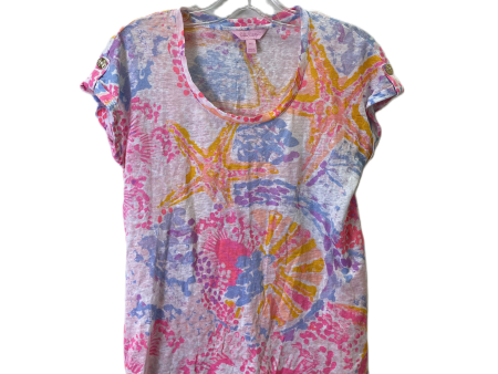 Top Short Sleeve Designer By Lilly Pulitzer In Pink, Size: Xxs For Discount