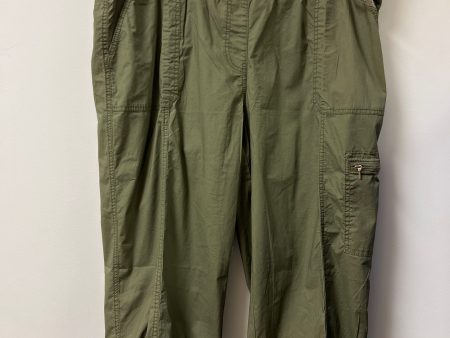 Pants Cargo & Utility By Chicos In Green, Size: 20 For Cheap