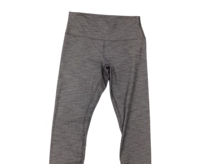 Athletic Leggings Capris By Lululemon In Grey, Size: 12 on Sale