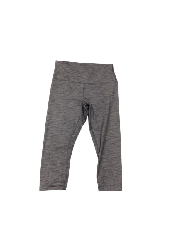 Athletic Leggings Capris By Lululemon In Grey, Size: 12 on Sale