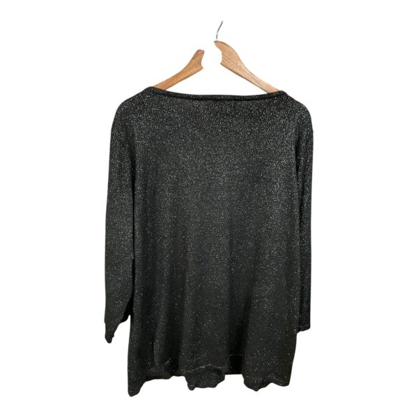 Top 3 4 Sleeve By Briggs In Black, Size: 3x For Cheap