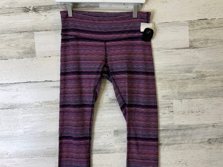 Athletic Capris By Lululemon In Purple, Size: 8 Sale